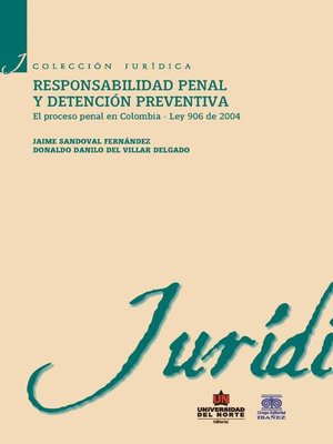 cover image of Responsabilidad penal y detención preventiva